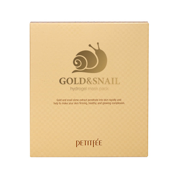 [Petitfee] Gold & Snail Sheet Mask Pack (5ea)